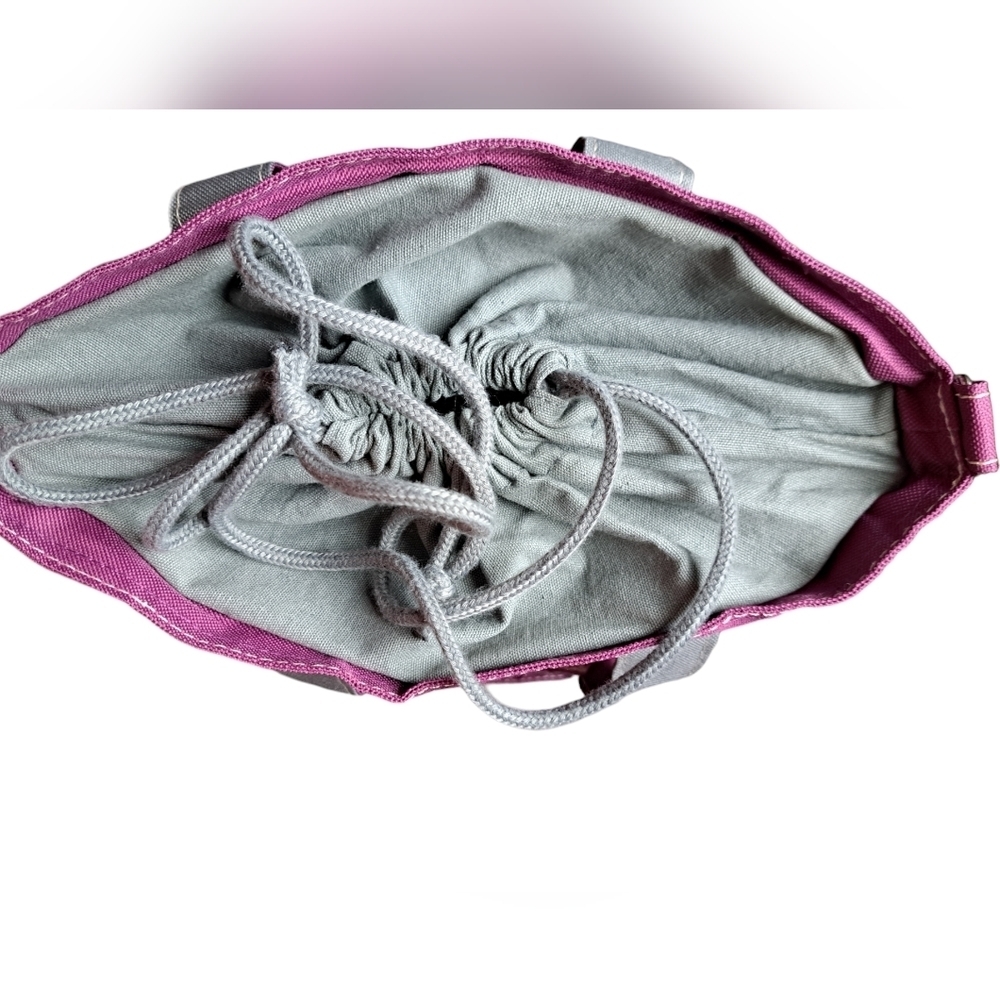 LOCK N LOCK insulated lunch bag picnic tote drawstring shoulder strap coastal - Picture 3 of 5